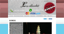 Desktop Screenshot of fuentedechocolate.mx